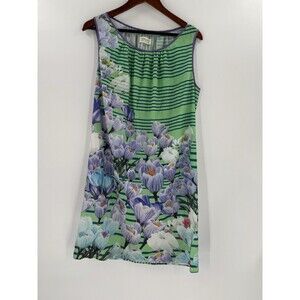 Anthropologie Dream Daily Dress Women's LARGE Flowy Feminine Pastels USA Made